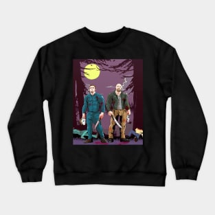 Tattooeddandy and best friend Halloween Crewneck Sweatshirt